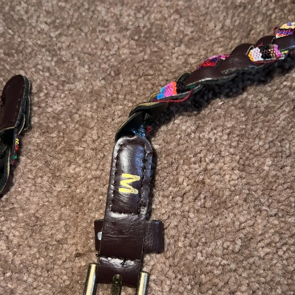 Girls size medium brown belt